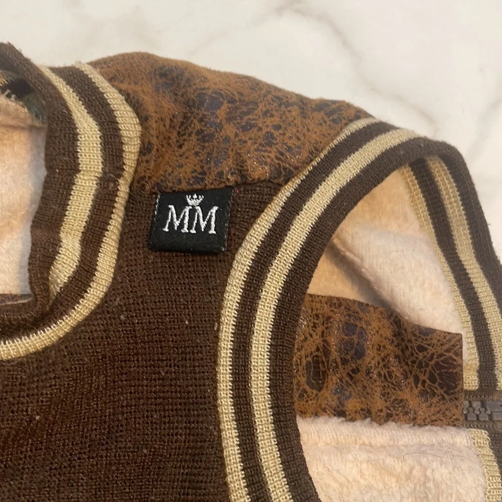 MM pet vest top dog full zip clothing outerwear size XS